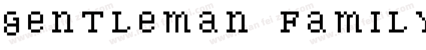 Gentleman Family字体转换
